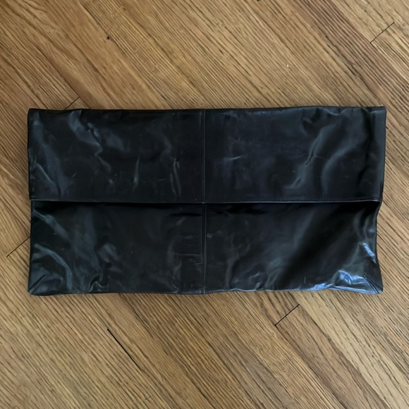 Graham & Spencer Handbags - Graham & Spencer Brown Leather Fold-over Clutch